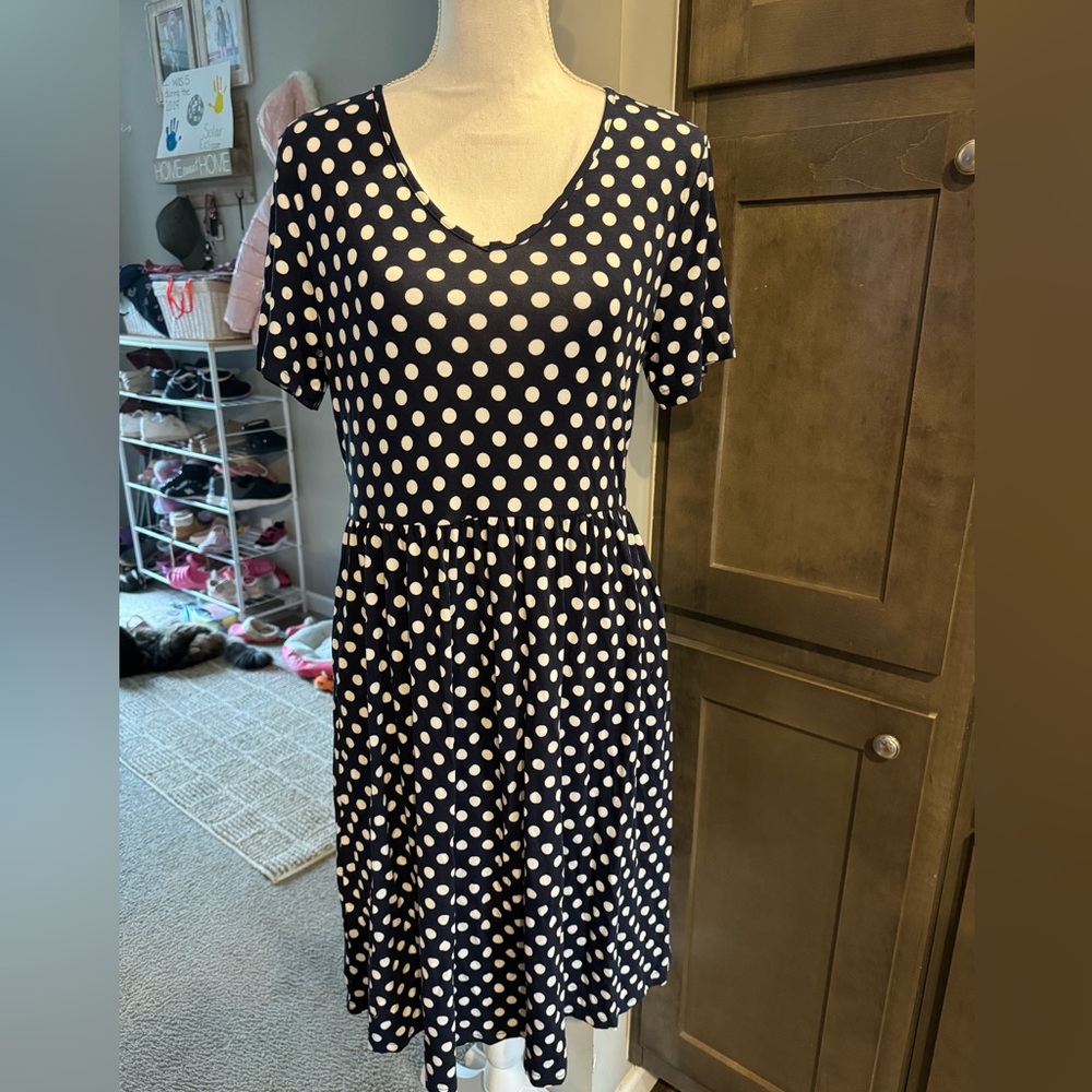 DB MOON polka dot pocket dress